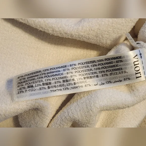 Men's Vuori Midweight Rib Sweater. Ivory. Size M. EUC